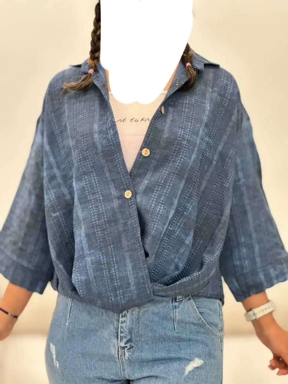 نام: شومیز گره سر خود
