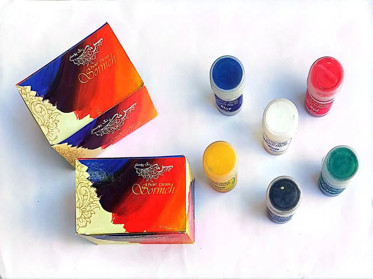 گواش ۶ رنگ سرمه
