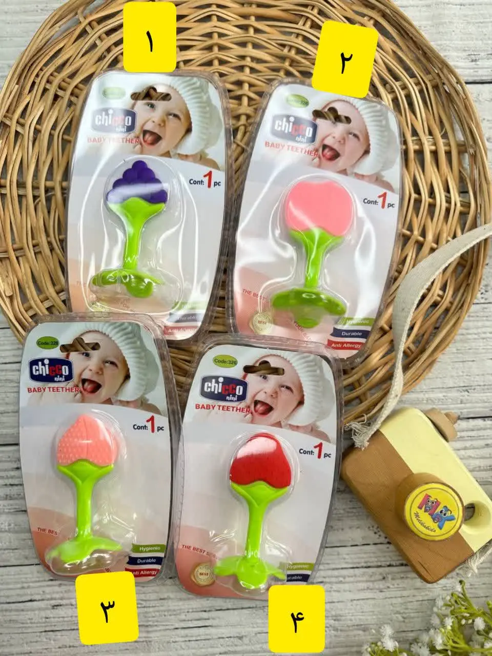 دندان گیر چیکوبیبی (کد ۳۲۶) طرح درختی نوزادی و کودک کد ۳۸۰۱۰ 
