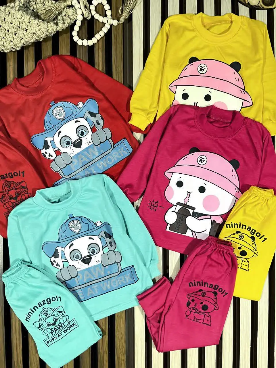 🦋لباس بچه گانه بلوز شلوار س...