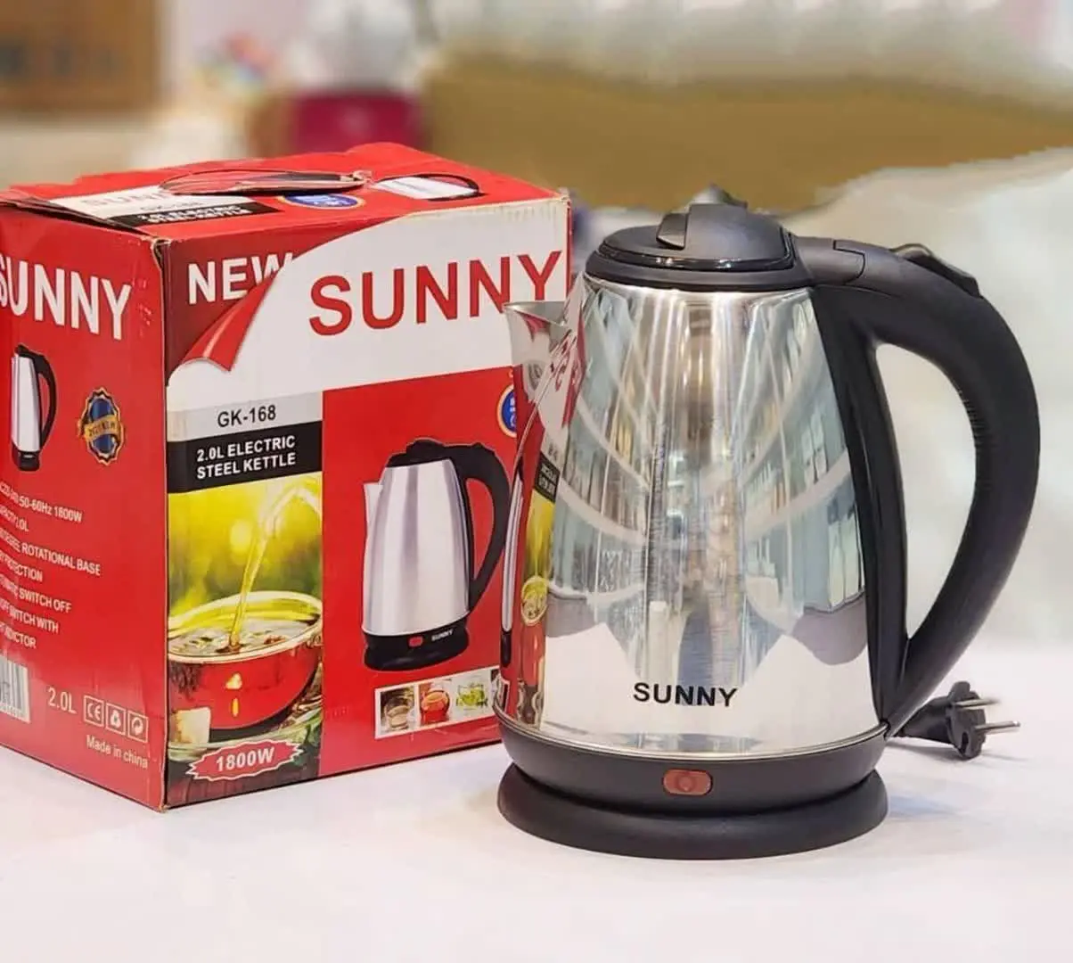 کتری برقی ۲ لیتر بدنه استیل...