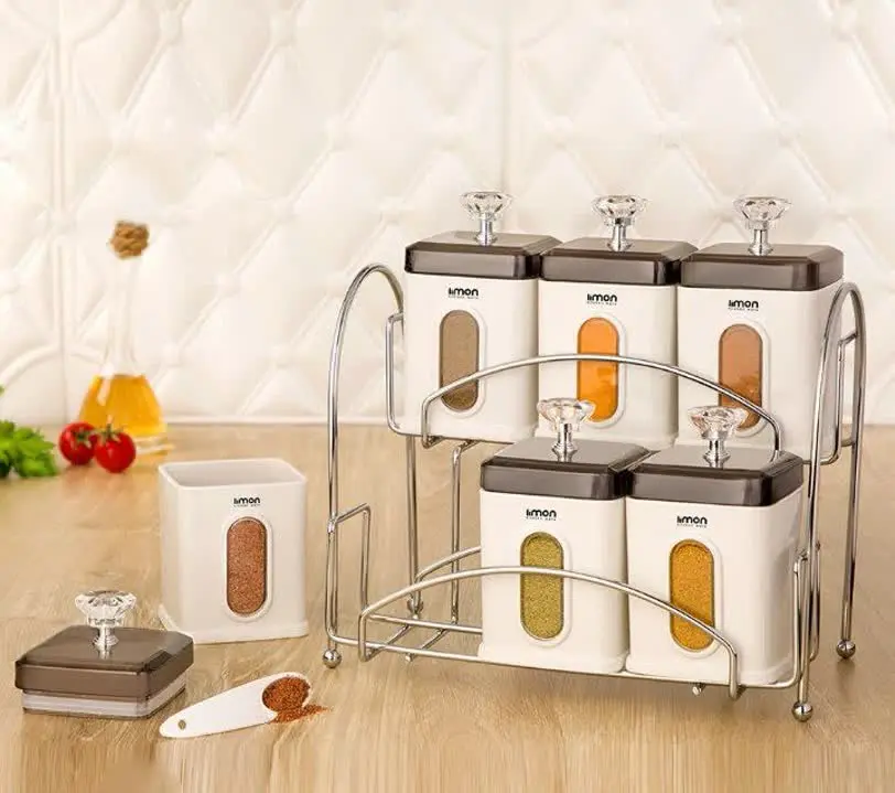 ست ادویه ۶ عددی ۴ گوش لیمون
