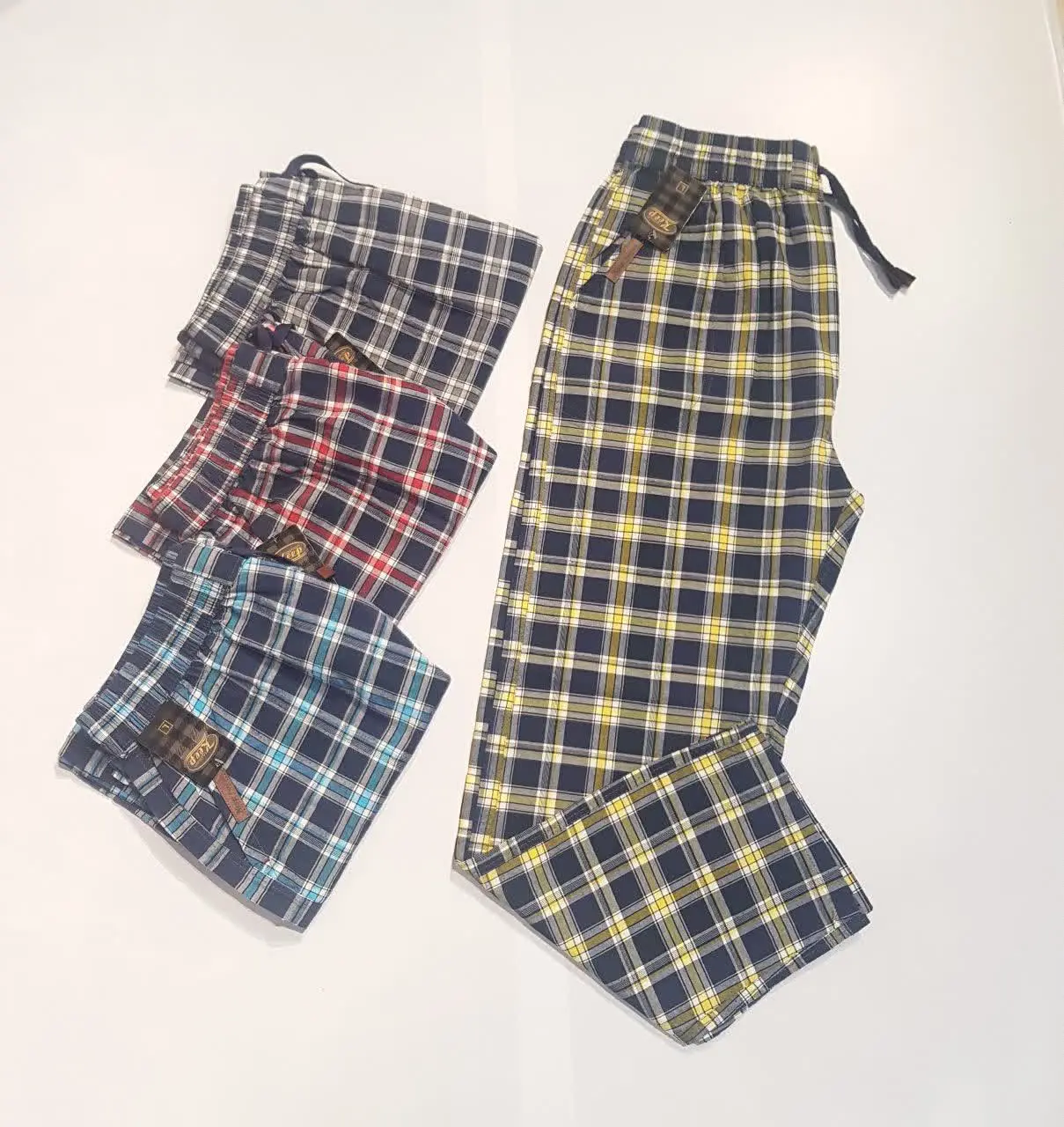 شلوار راحتی چهارخانه 
