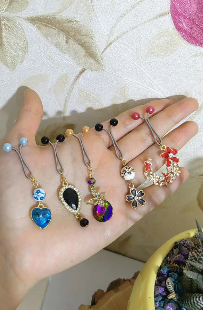 گیره حجاب مجلسی پایه استیل درجه یک✨
