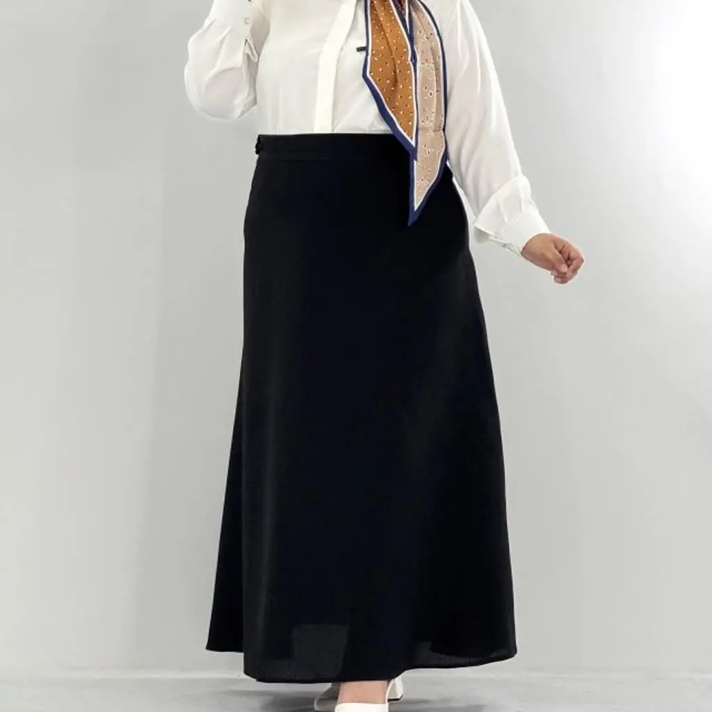 🔸 نام: #دامن بلند مجلسی خنک #سایزبزرگ
