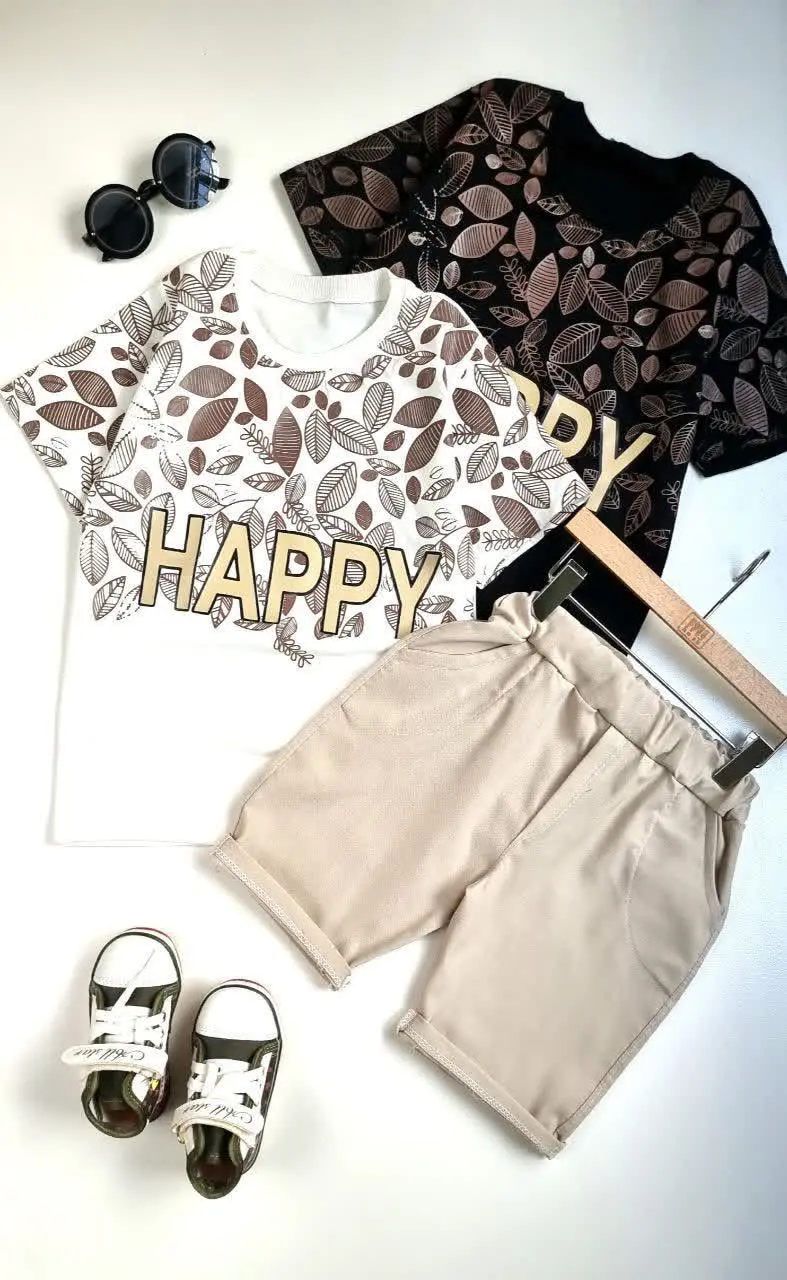 تیشرت و شلوارک کتان😍
