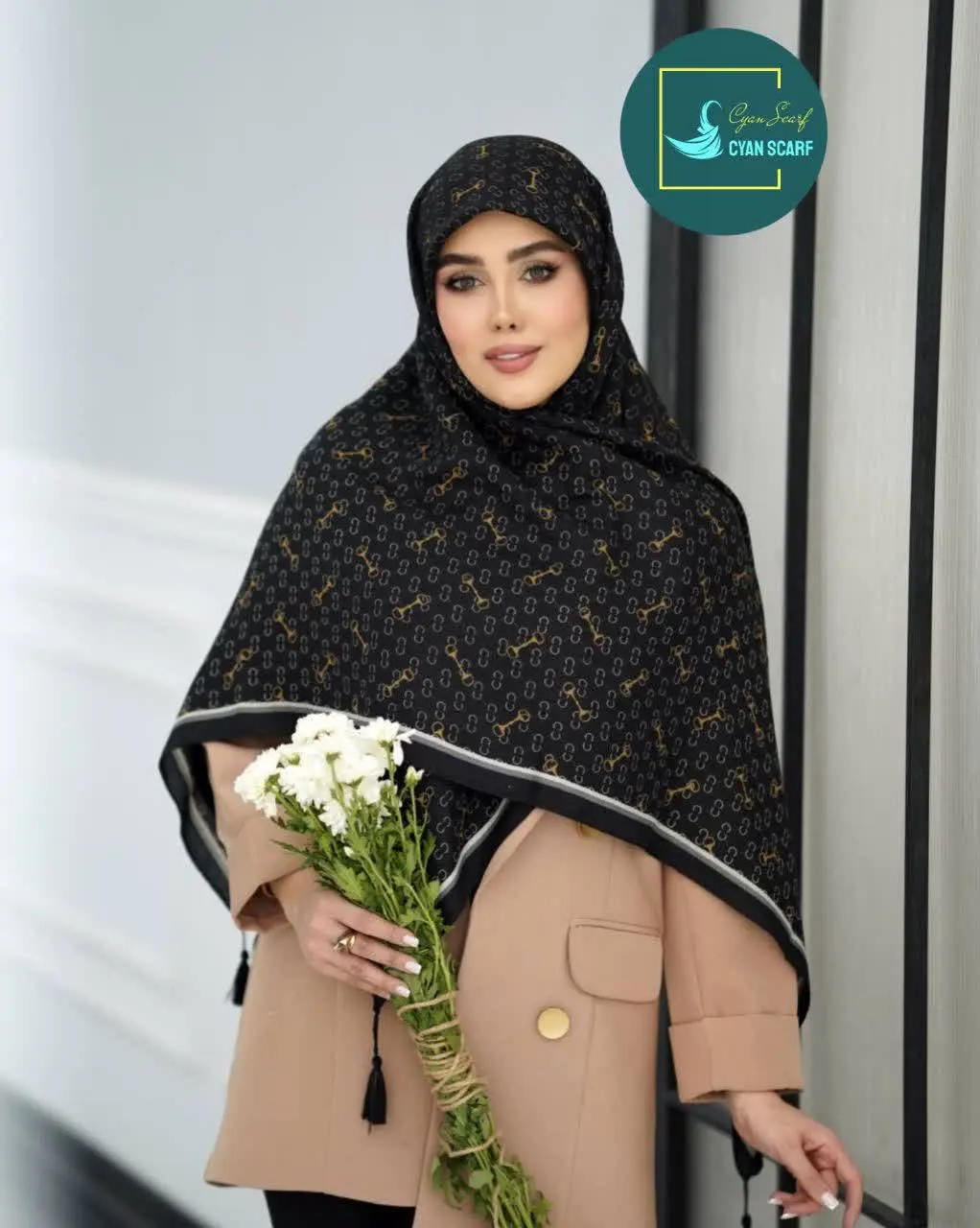 🍁روسری نخی پاییزه