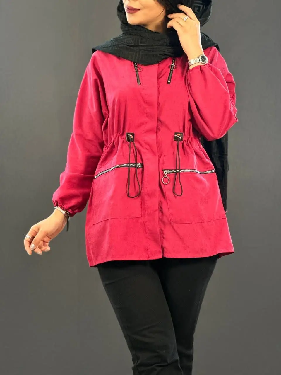 نام: مانتو چهار زیپ
