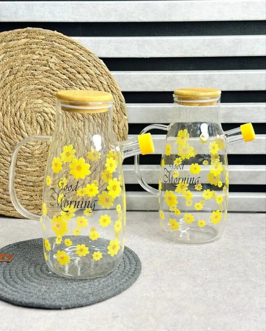 💥روغن ریز پیرکس گلدار درب ب...