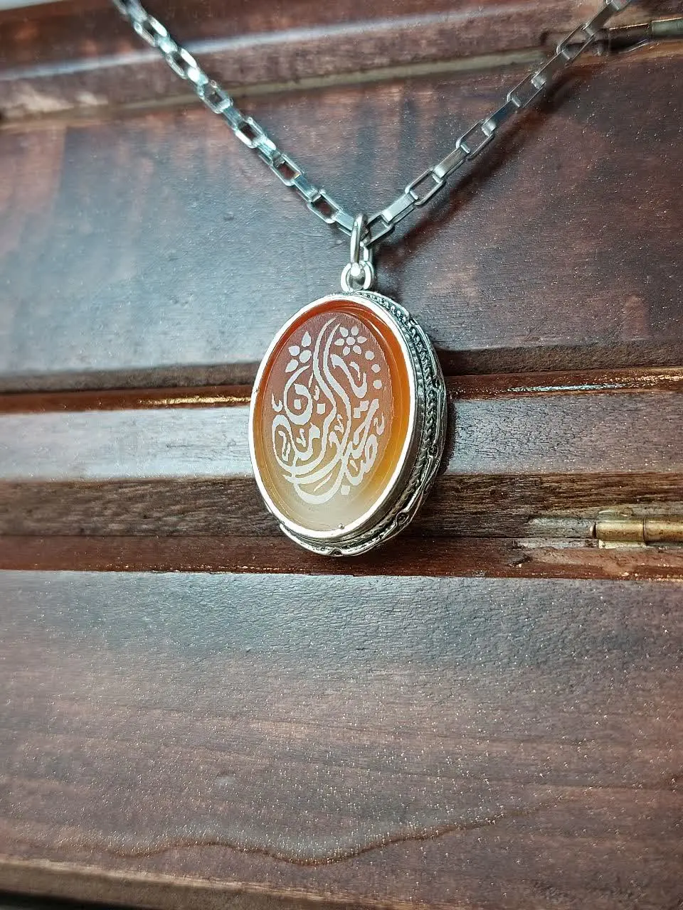 #گردنی #هیئتی عقیق پرتقالی یا صاحب الزمان
