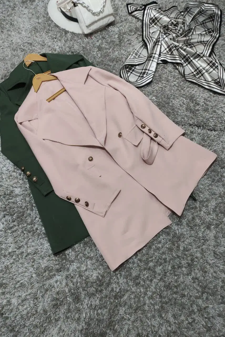 🌻نام: مانتو دکمه دار سروه
