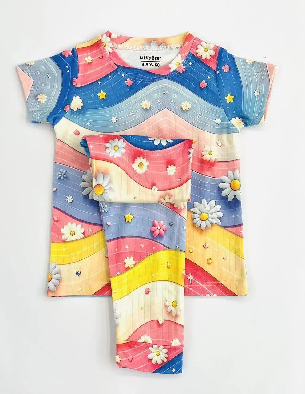 ست راحتی تیشرت شلوار بابونه🌼