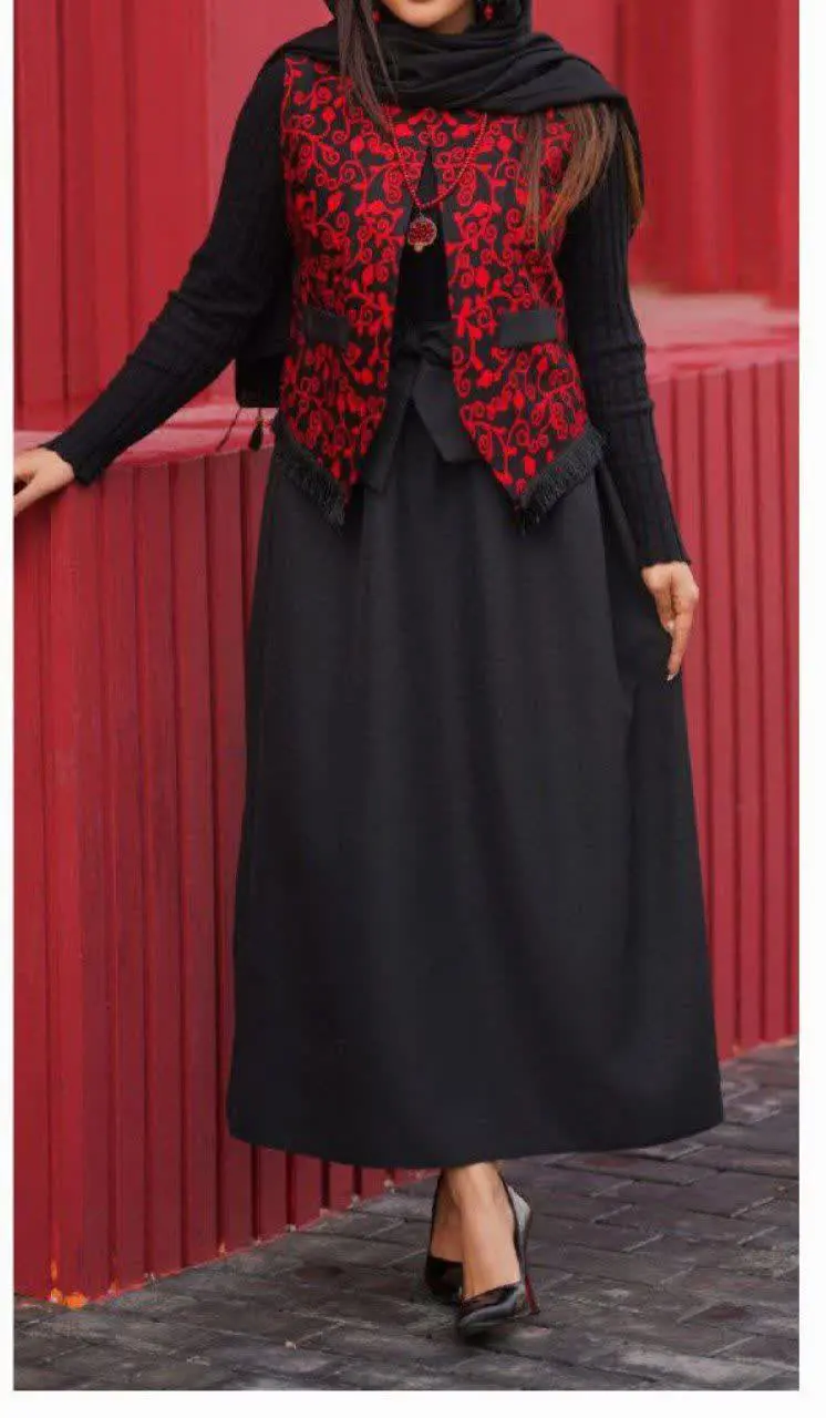 🖋نام: جلیقه دامن فیروزه
