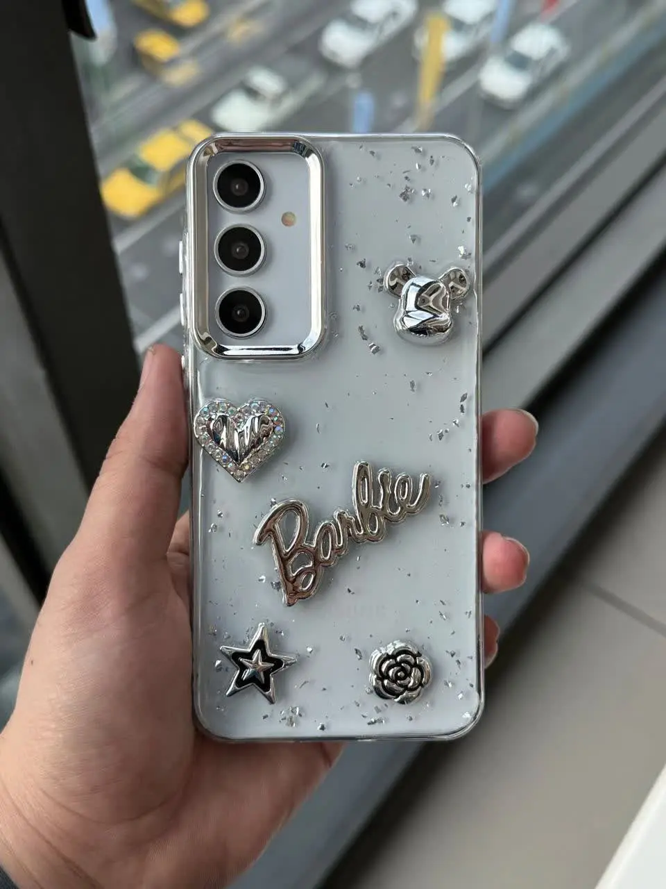 📱مدل قاب: قاب شفاف شاینا رزین برجسته فوق العاده مخصوص انواع #سامسونگ #شیائومی 
