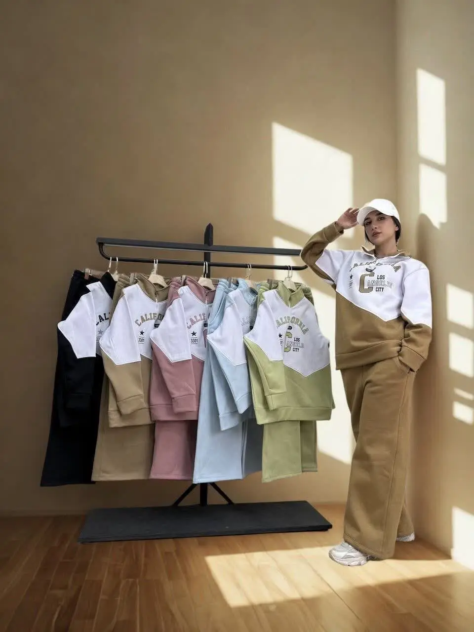 😍 بلوز شلوار نیم زیپ