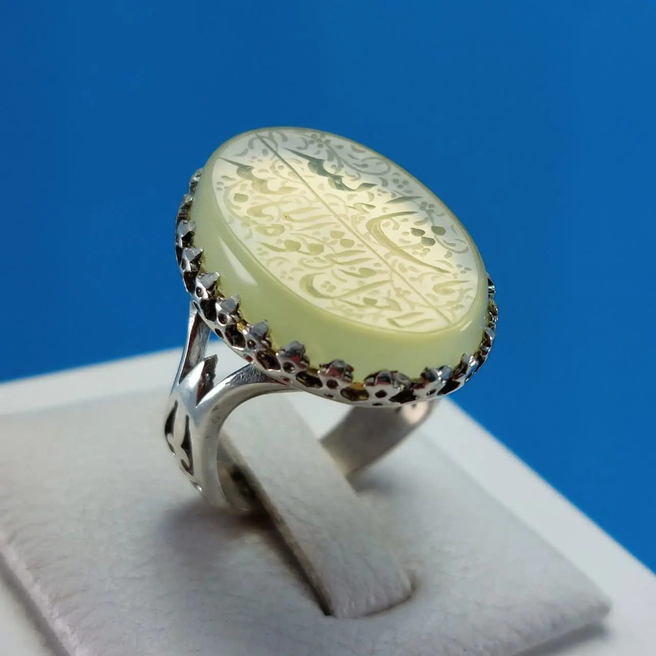 #انگشتر #نقره مردانه مدل نیزه ۱۸*۲۵ 
