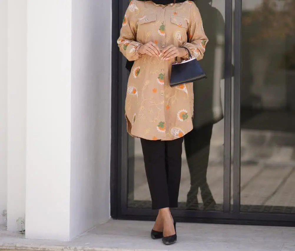 💞مانتو خامه دوزی شده کمند💞
