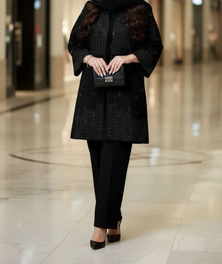 👚نام: مانتو مجلسی سایز بزرگ...