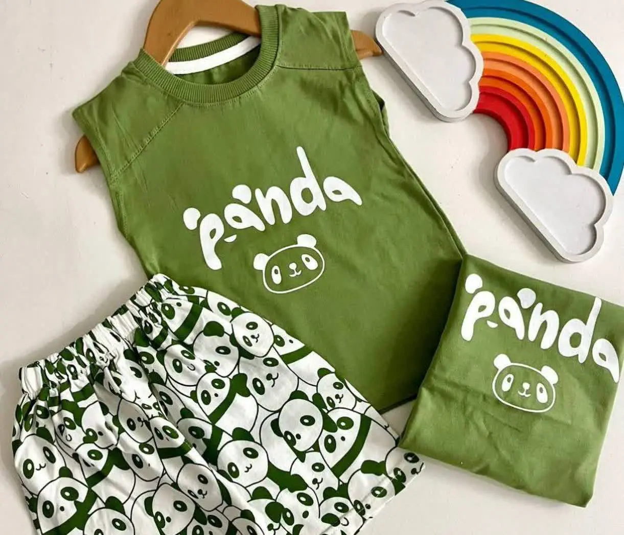 تاپ شلوارک پاندا