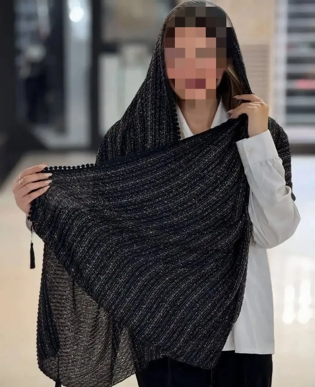 ✨شال برفکی اکلیلی