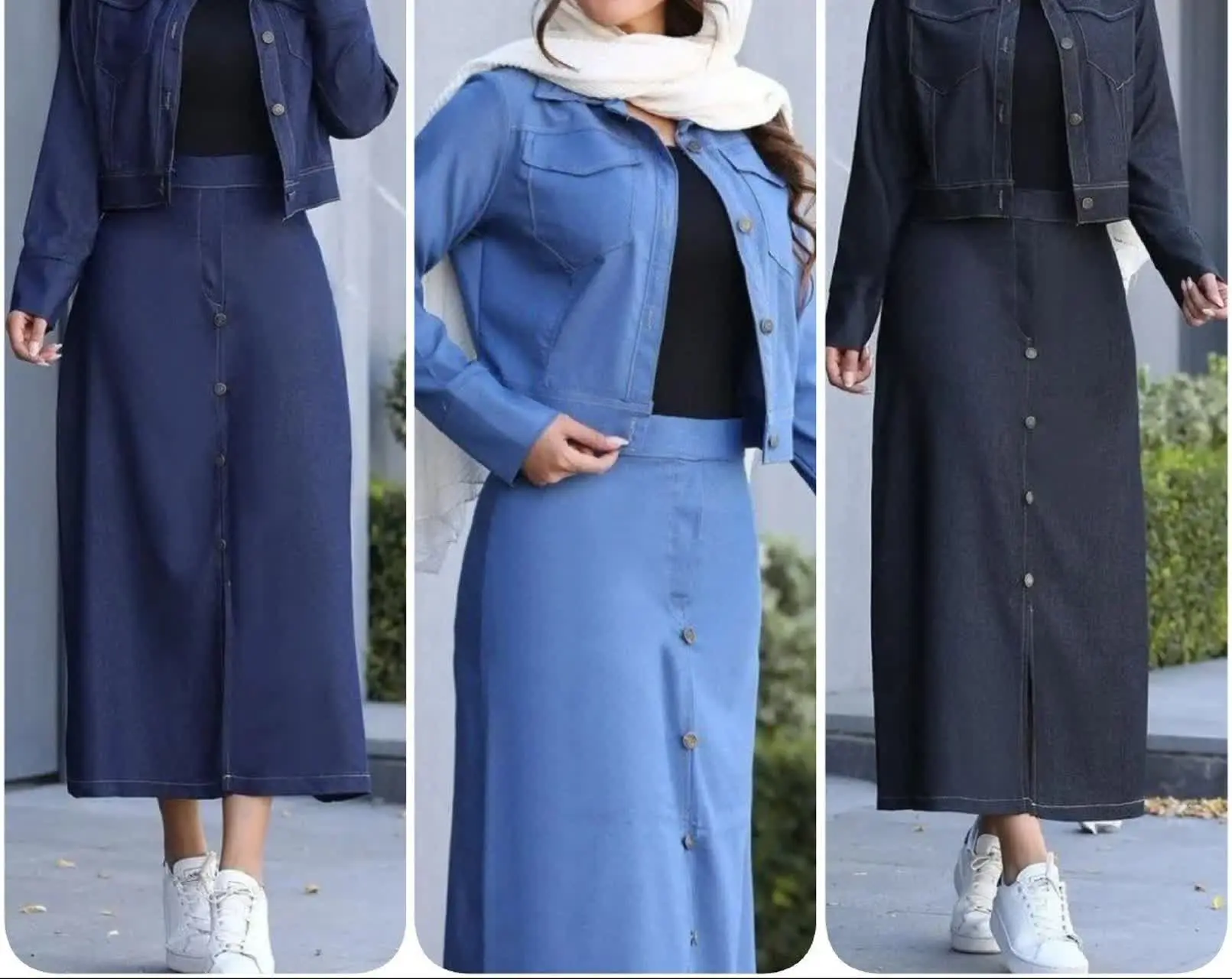 ❤️نام: کت و دامن مدل پرگل
