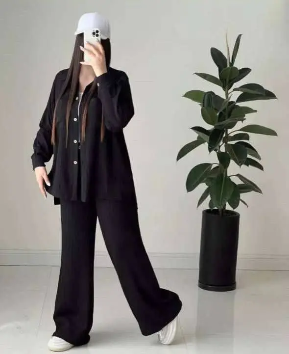 ست مانتو شلوار کراش