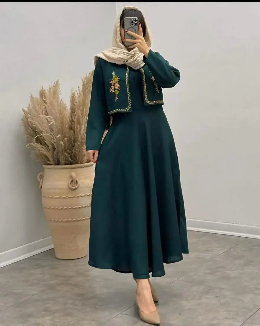 🖋نام: ست پیراهن و کت گلدوزی ملکه
