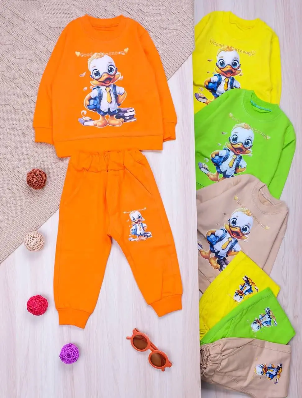 👫بلوز و شلوار چاپ اردک👫
