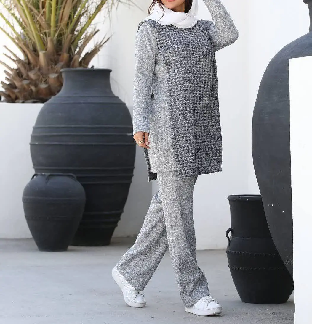 نام: ست بلوز و شلوار طرح هانا
