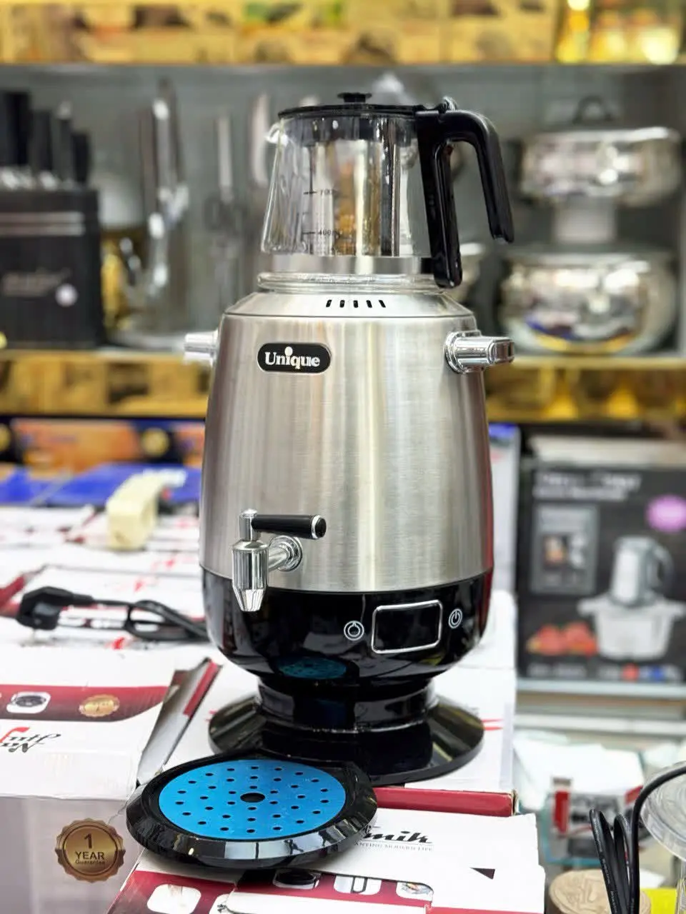 سماور برقی استیل یونیک
