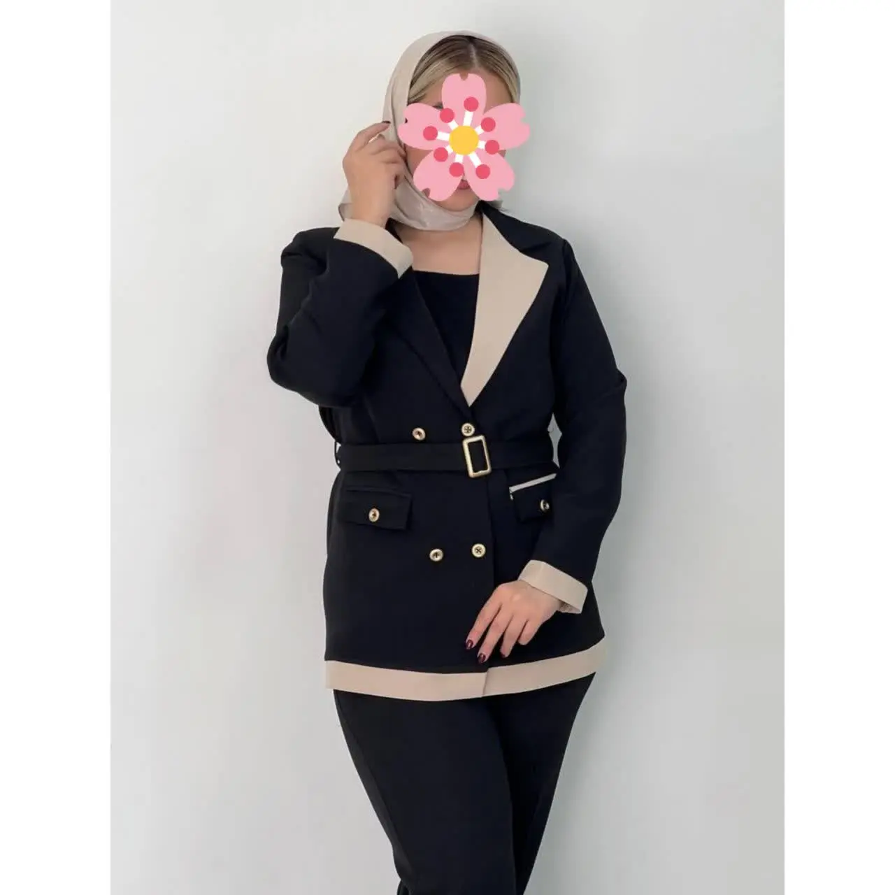 👚نام: کت شلوار مزونی ثمین
