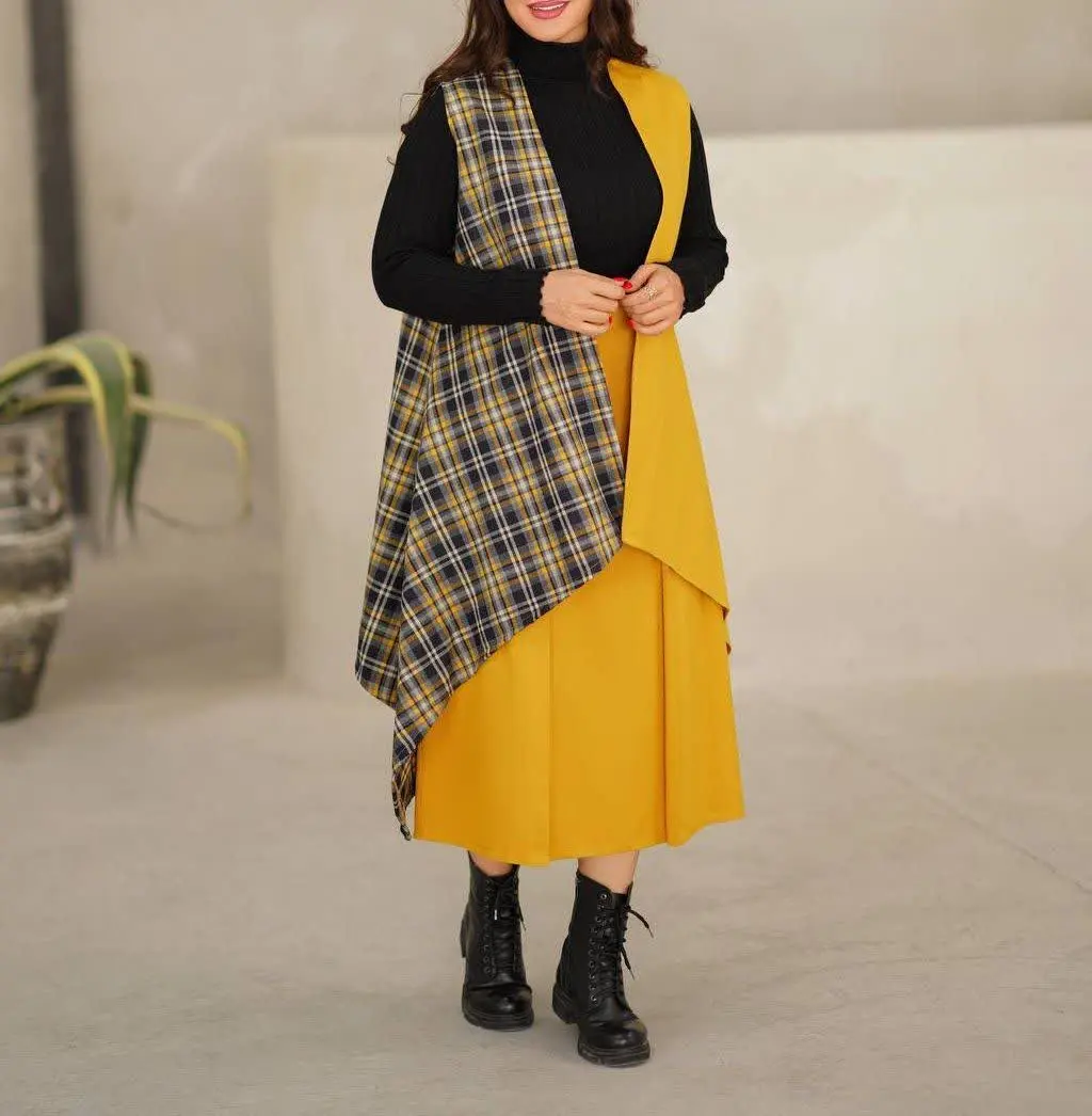 👗 ست ٢تکه سارافن دامن 
