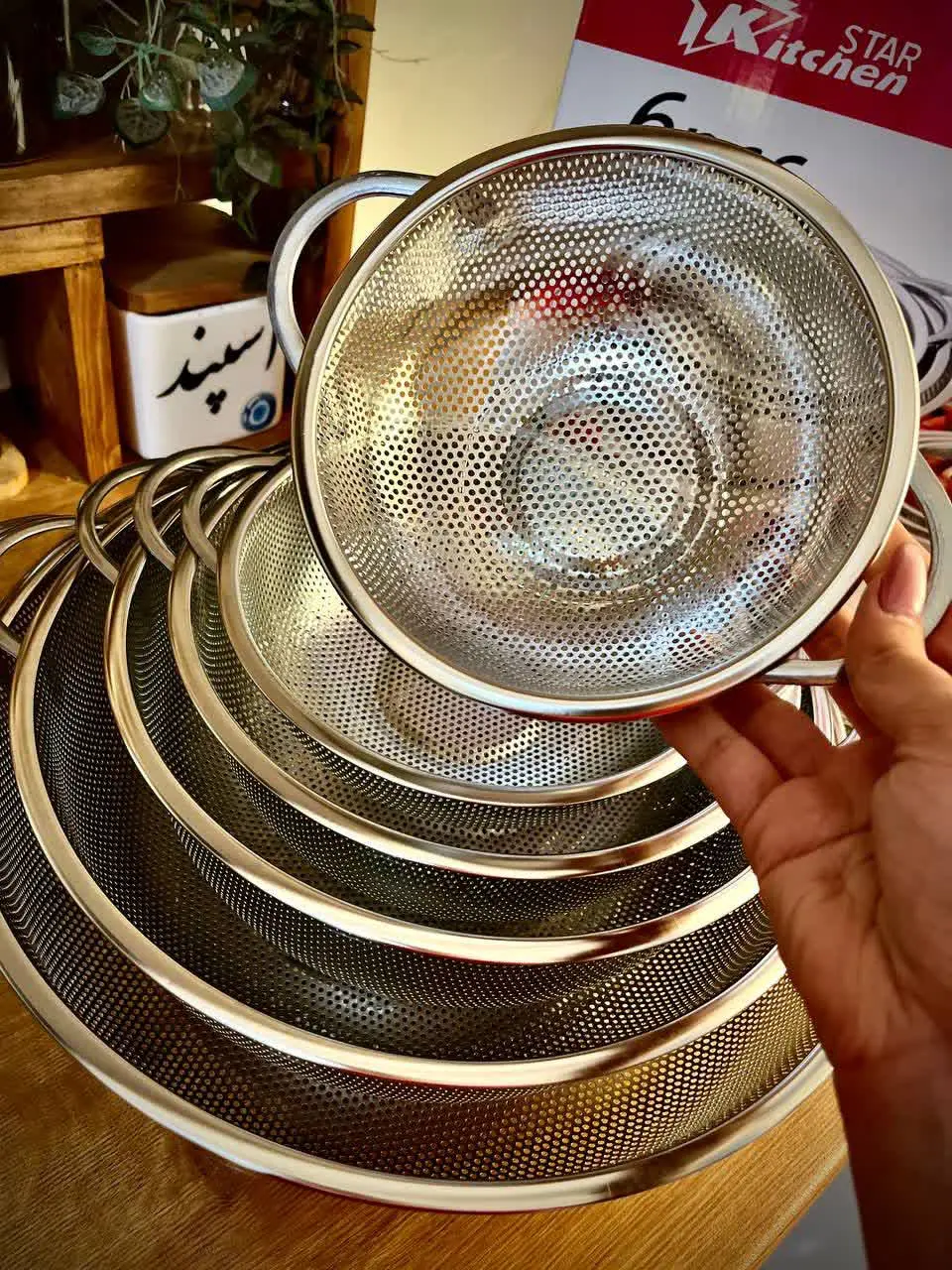 🌸ست ابکش پانچ استیل ۶عددی 🌸
