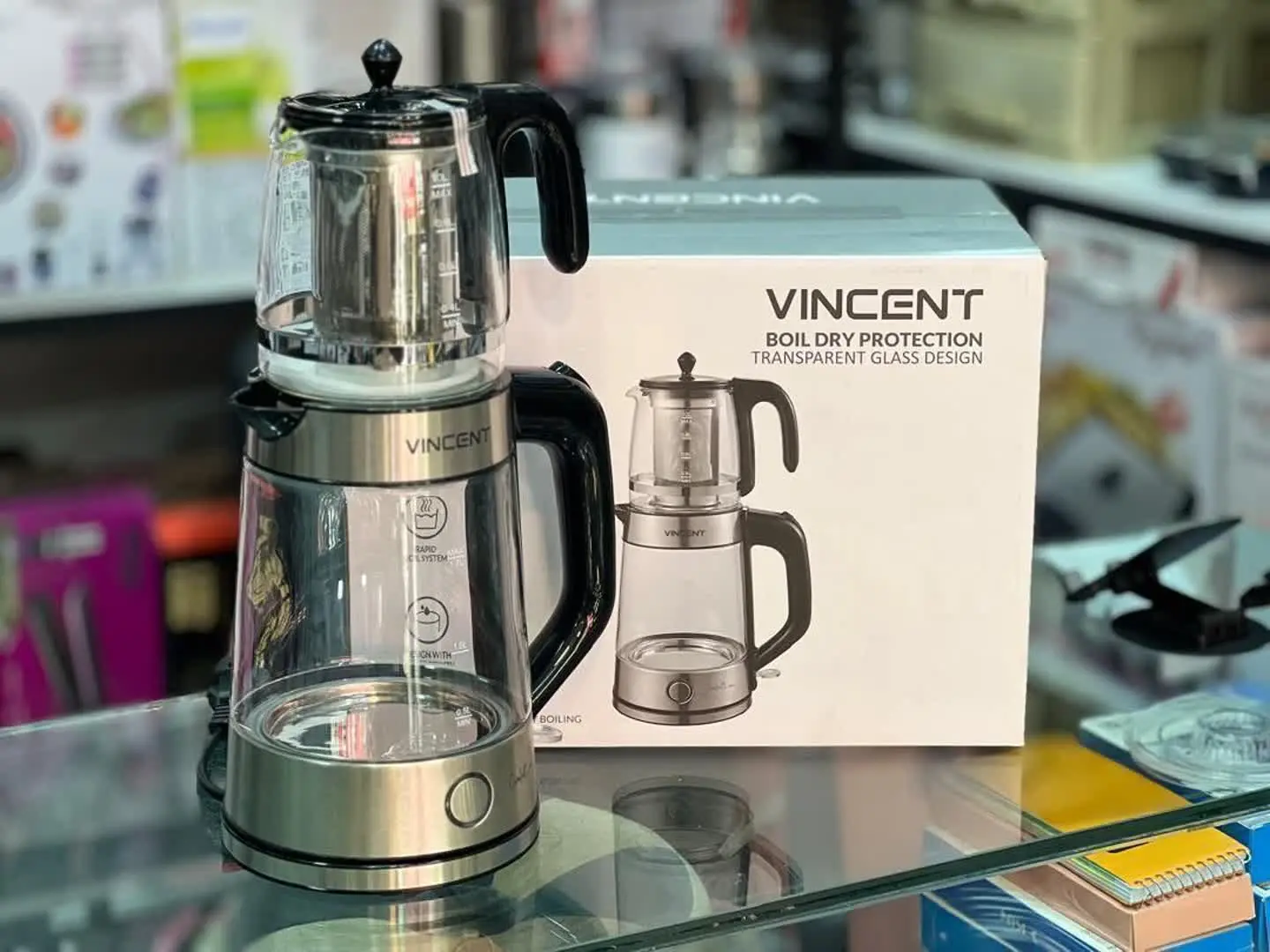 چای ساز سرهمی وینسنت موجود 
