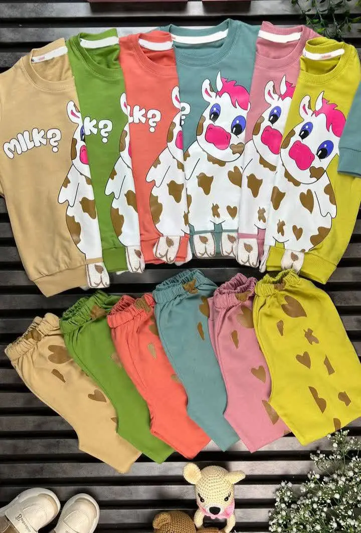 🔮بلوز شلوار اسپرت طرح milk🔮
