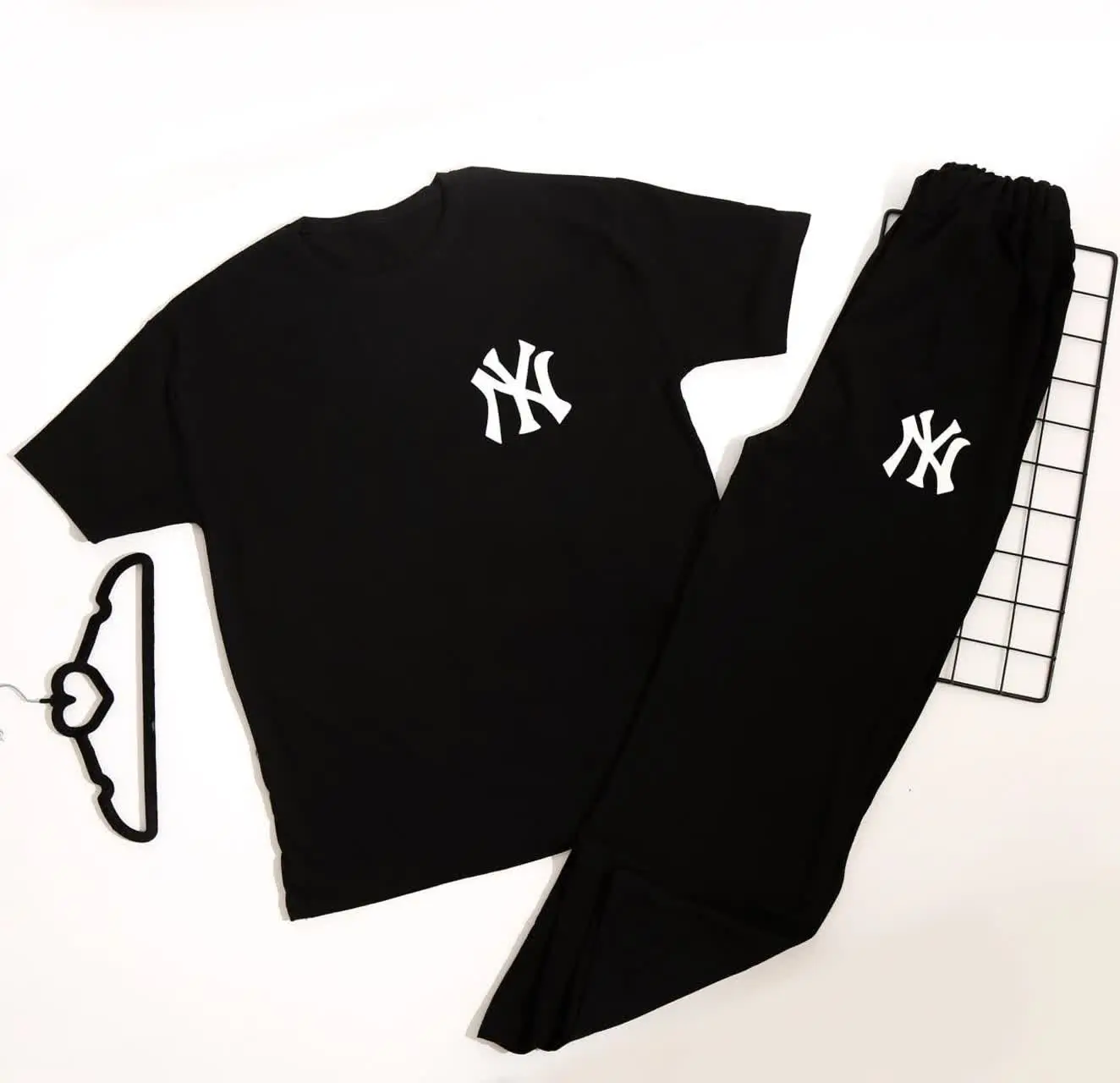 نام: تیشرت شلوار NY مشکی 
