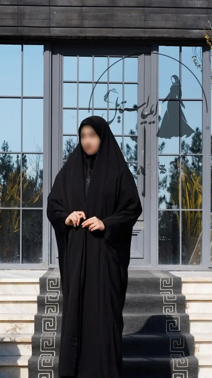 🟣 چادر خبرنگاری ساده (کارمندی) 
