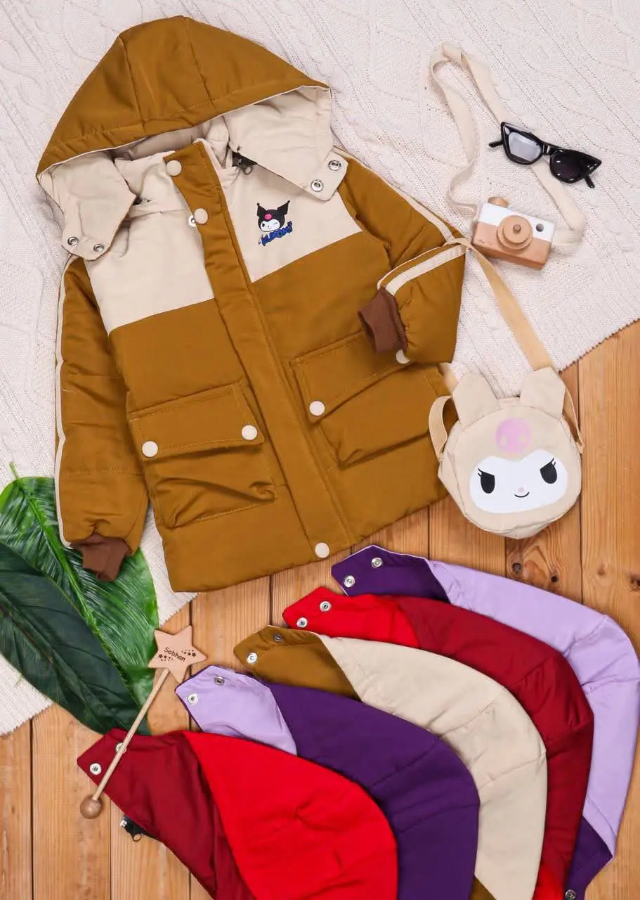 🎄 کاپشن داخل خز دخترانه کرو...