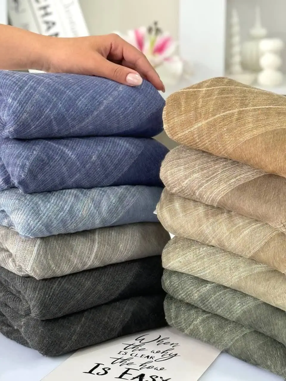 🪷 کالکشن تابستانه شال واردا...