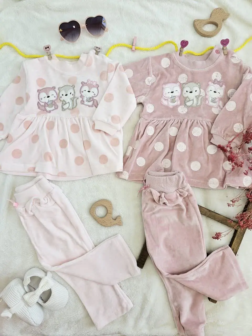 پیراهن و شلوار دخترانه😍🤩
