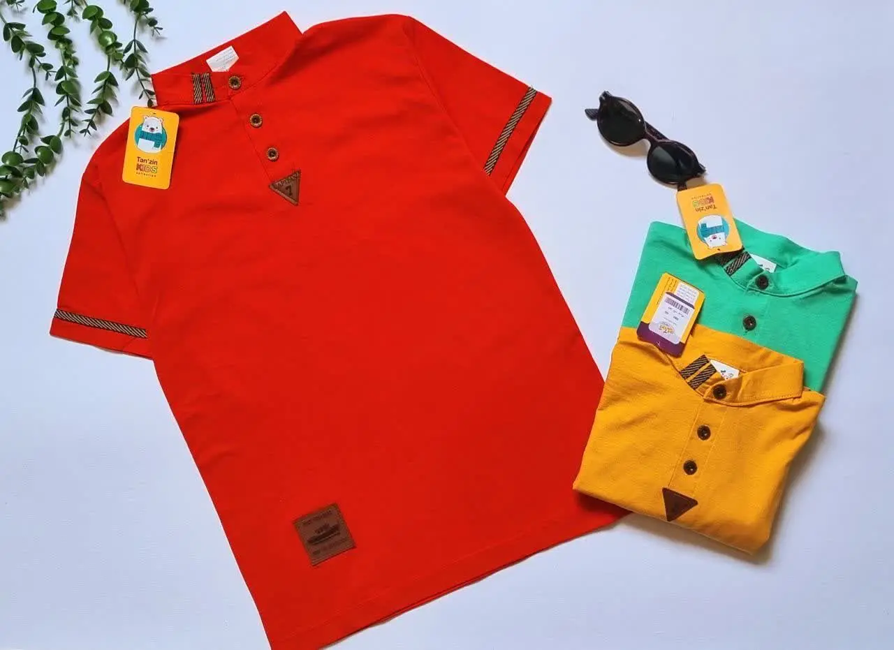 تیشرت‌های خوش رنگ و پر انرژی و تابستونی برای گل پسرای شما 🌼❤️
