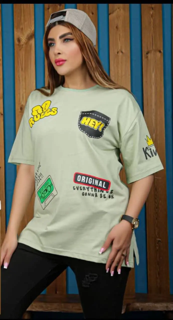 🌼تیشرت لانگ وارداتی، اسپرت
