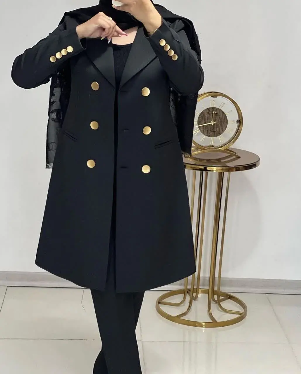 نام: کت شلوار فرشته (دکمه طلایی) 
