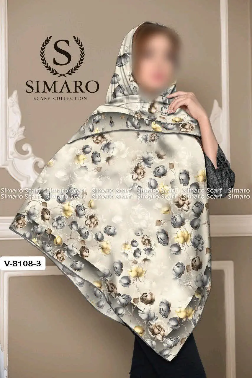#عنوان: روسری ابریشم سیمارو
