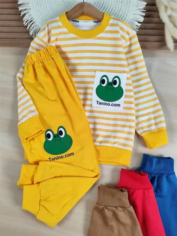 🐸بلوز و شلوار قورباغه و تدی🐻