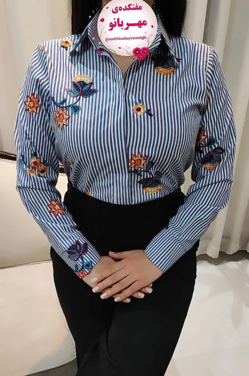 🌱 ی کار شیک و تابستونی واستون آوردیم از جنس لنین گل دوزی شده 😍
