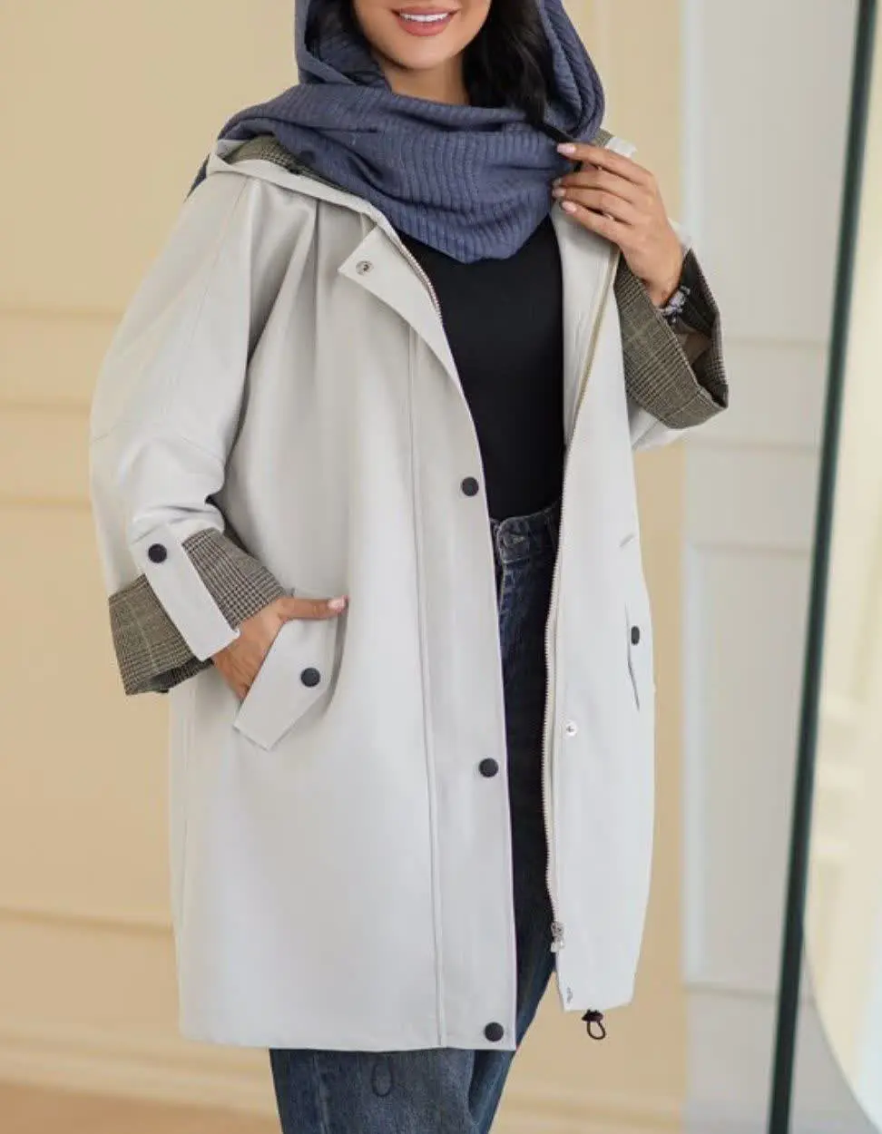 🔸بسته شدن زیپ و دکمه