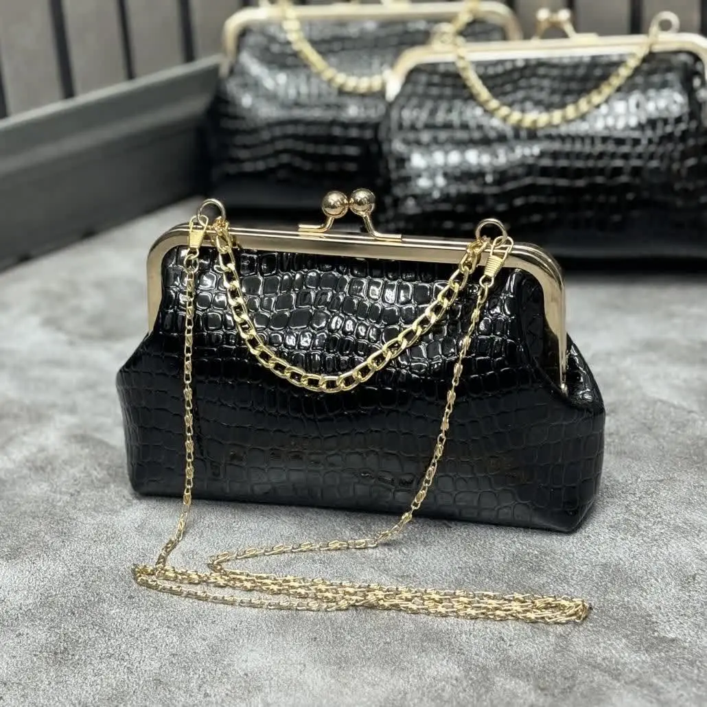 کیف مجلسی دهانه فلزی
