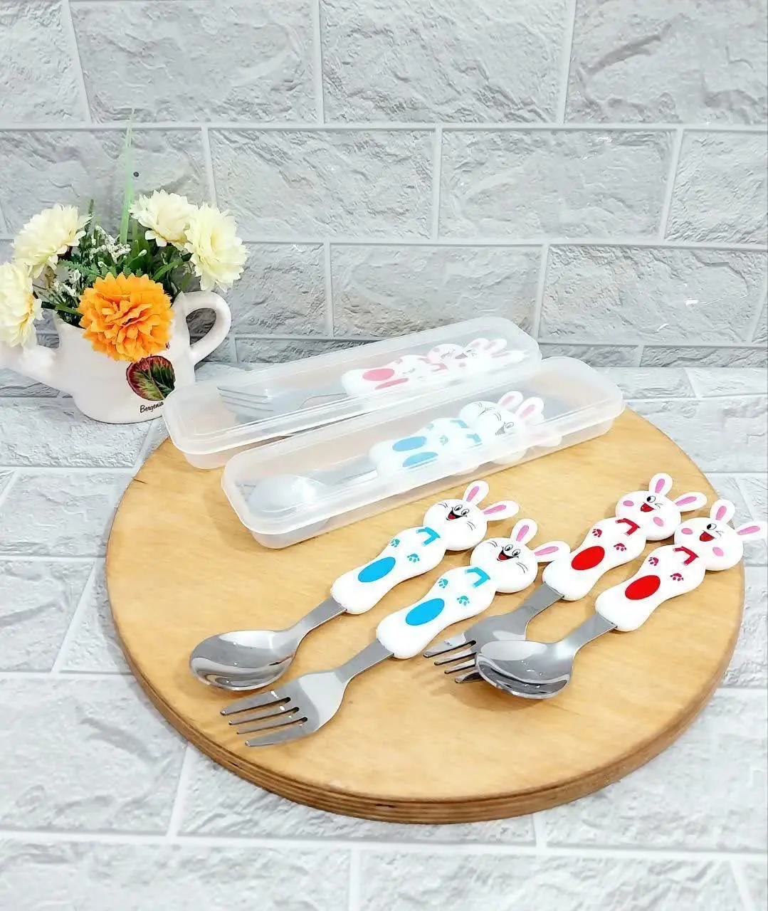 ست قاشق وچنگال خرگوشی
