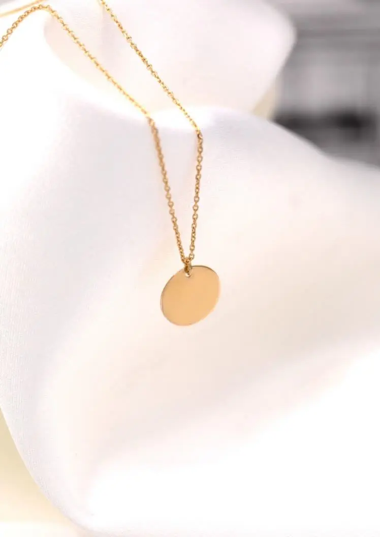 💍گردنبند مینیمال طلاطور سکه‌ای 🤗
